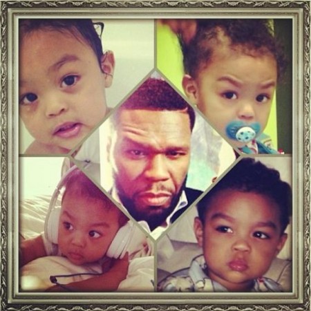 50 Cent Shares Photos Of Son Sire Jackson With Daphen Joy