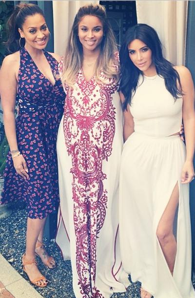 Lala Anthony & Kim Kardashian Attend Ciara’s Baby Shower