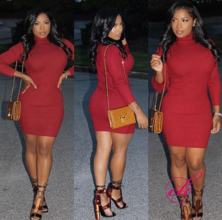 Style Inspiration: Toya Wright In Garb Boutique Dress & Tom Ford Heels ...