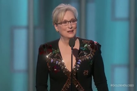 Meryl Streep Gives Heartfelt Speech After Golden Globes Win