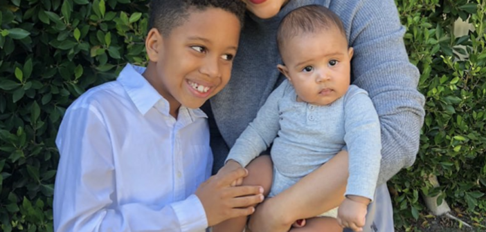 Tia Mowry and kids.